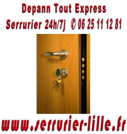 Porte blindée avec sa clé