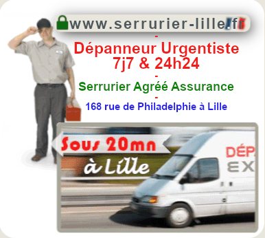 serrurier Lille Fr Urgence 24 24, Pas Cher, Agréé Assurance