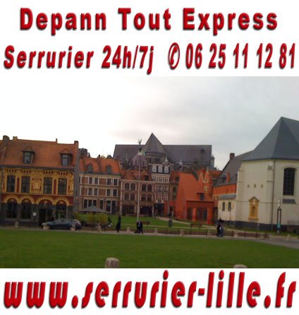 Hospice Comtesse dans le Vieux Lille vu depuis l’avenue du Peuple Belge à Lille (59000)